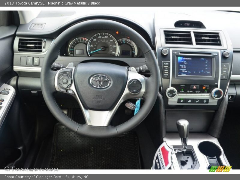 Magnetic Gray Metallic / Black 2013 Toyota Camry SE