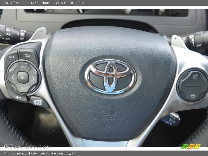 Magnetic Gray Metallic / Black 2013 Toyota Camry SE