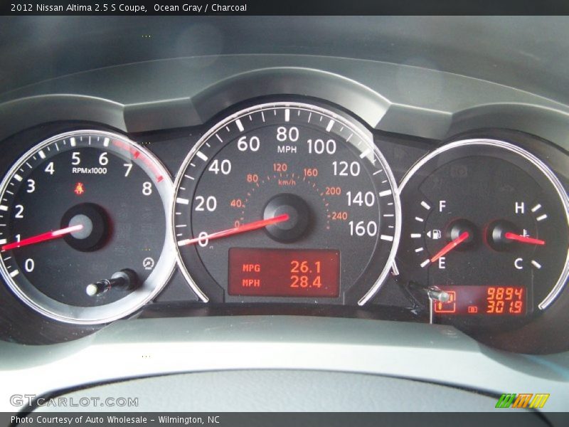 Ocean Gray / Charcoal 2012 Nissan Altima 2.5 S Coupe