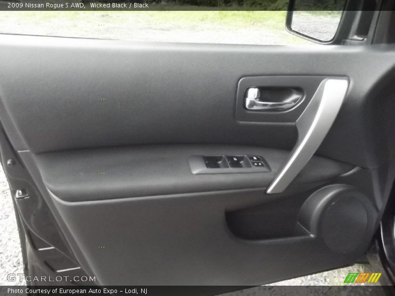 Wicked Black / Black 2009 Nissan Rogue S AWD