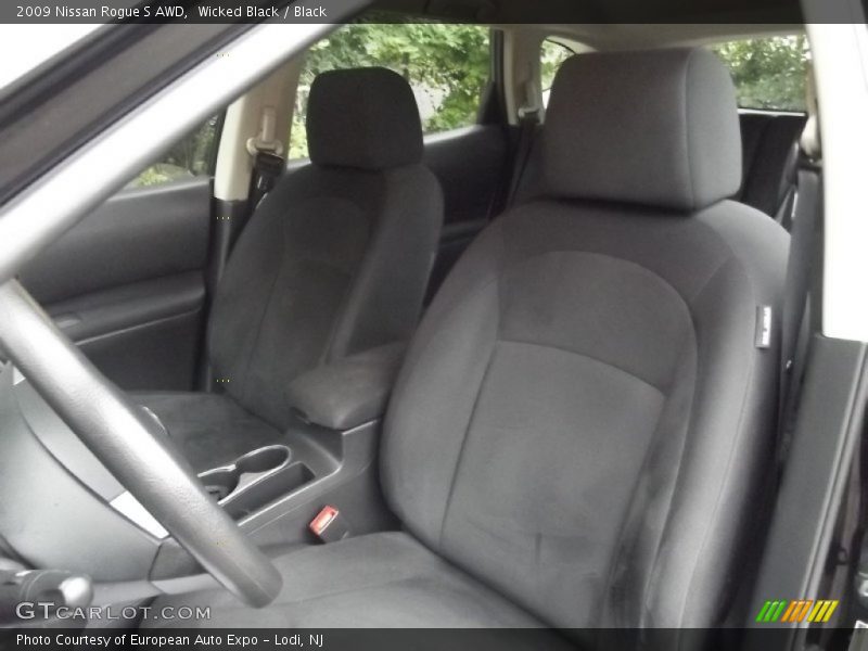 Wicked Black / Black 2009 Nissan Rogue S AWD