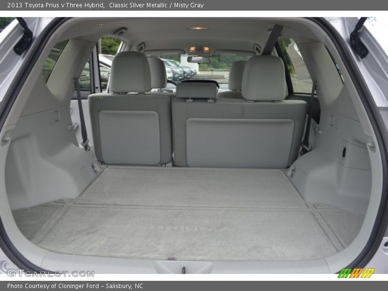Classic Silver Metallic / Misty Gray 2013 Toyota Prius v Three Hybrid