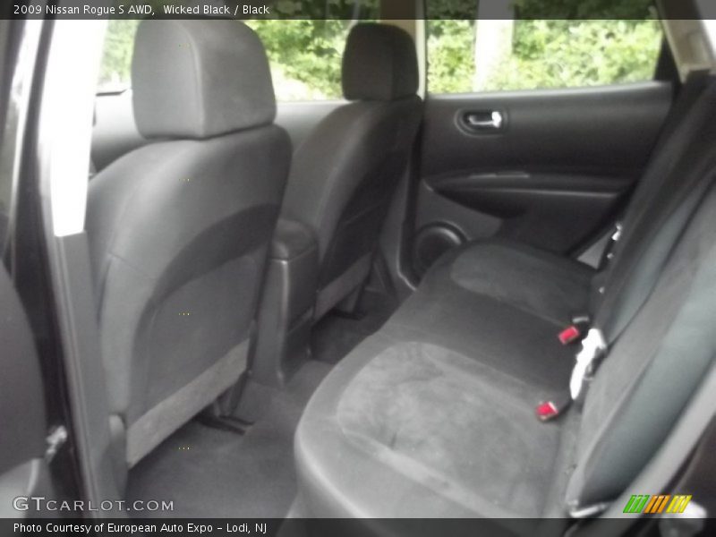 Wicked Black / Black 2009 Nissan Rogue S AWD
