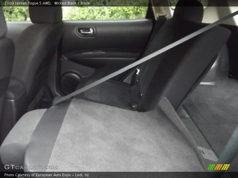 Wicked Black / Black 2009 Nissan Rogue S AWD