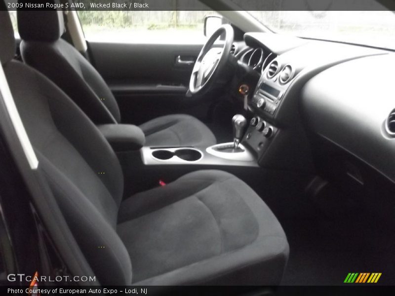 Wicked Black / Black 2009 Nissan Rogue S AWD