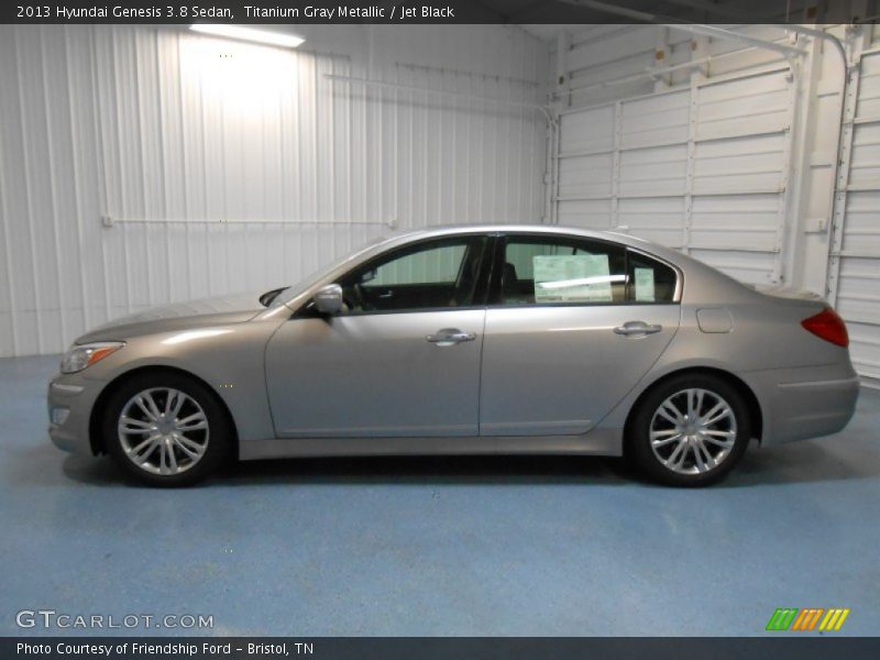 Titanium Gray Metallic / Jet Black 2013 Hyundai Genesis 3.8 Sedan