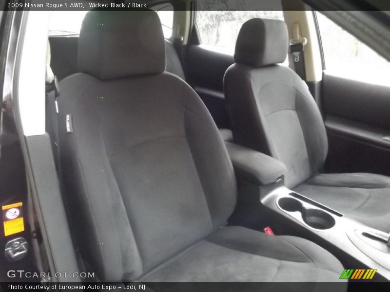 Wicked Black / Black 2009 Nissan Rogue S AWD