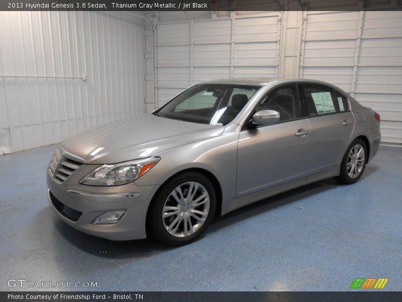 Titanium Gray Metallic / Jet Black 2013 Hyundai Genesis 3.8 Sedan