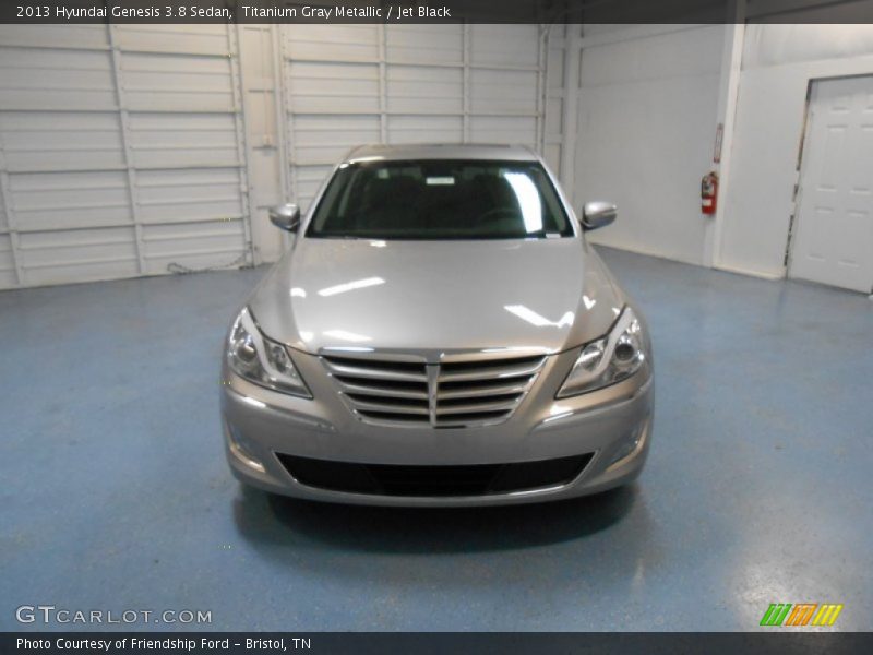 Titanium Gray Metallic / Jet Black 2013 Hyundai Genesis 3.8 Sedan