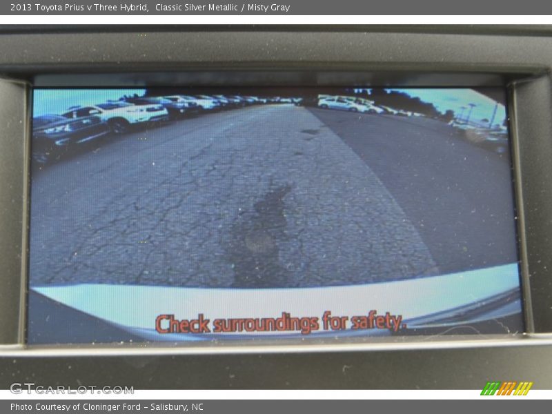 Classic Silver Metallic / Misty Gray 2013 Toyota Prius v Three Hybrid