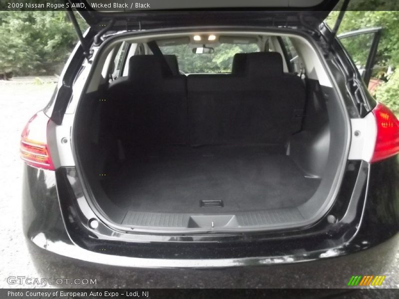 Wicked Black / Black 2009 Nissan Rogue S AWD