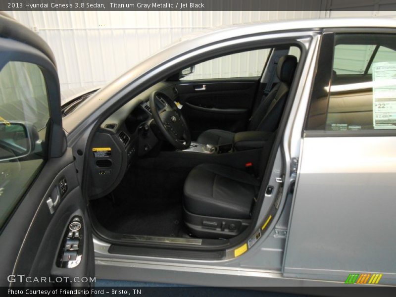 Titanium Gray Metallic / Jet Black 2013 Hyundai Genesis 3.8 Sedan