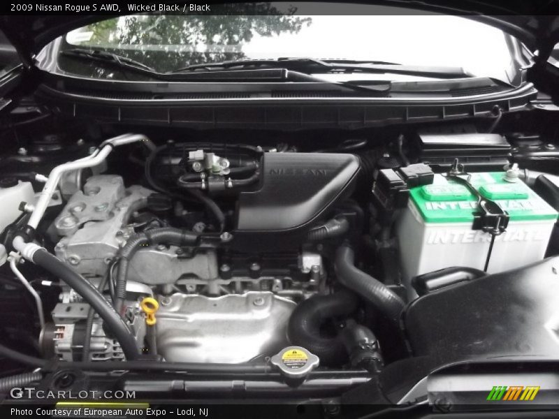 Wicked Black / Black 2009 Nissan Rogue S AWD