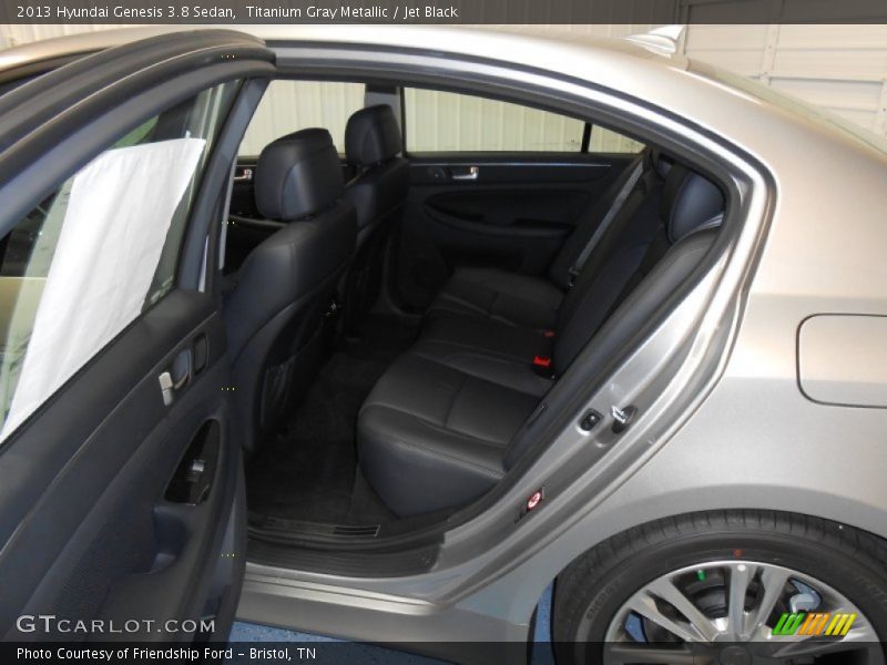 Titanium Gray Metallic / Jet Black 2013 Hyundai Genesis 3.8 Sedan