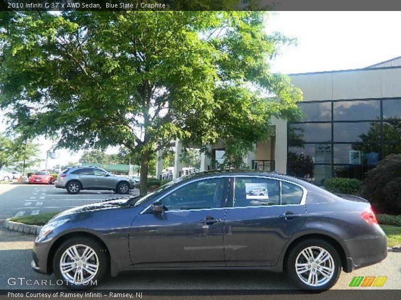 Blue Slate / Graphite 2010 Infiniti G 37 x AWD Sedan