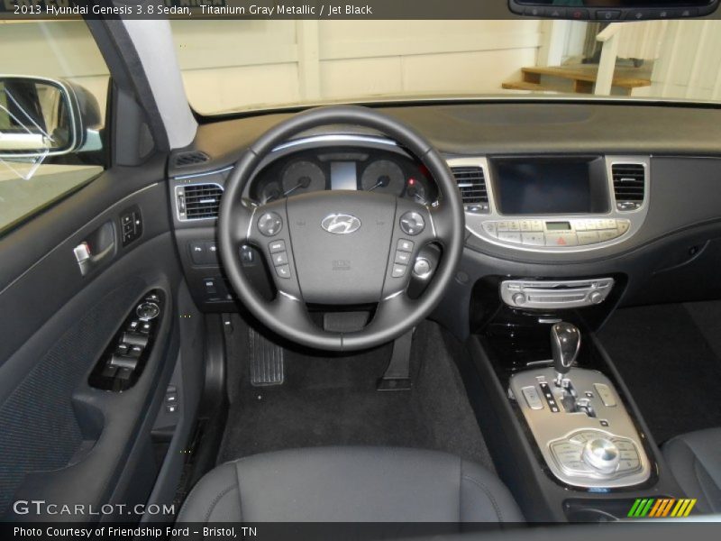 Titanium Gray Metallic / Jet Black 2013 Hyundai Genesis 3.8 Sedan
