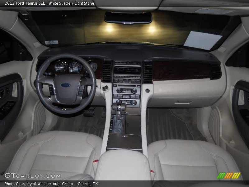 White Suede / Light Stone 2012 Ford Taurus SEL