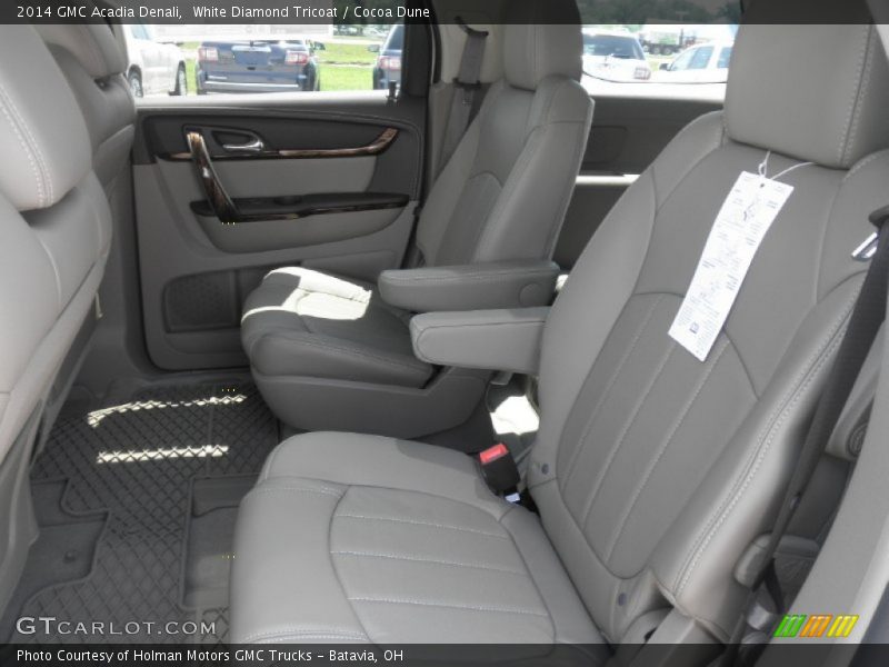 White Diamond Tricoat / Cocoa Dune 2014 GMC Acadia Denali
