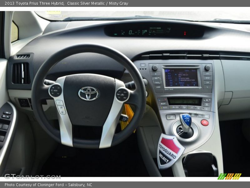 Classic Silver Metallic / Misty Gray 2013 Toyota Prius Three Hybrid