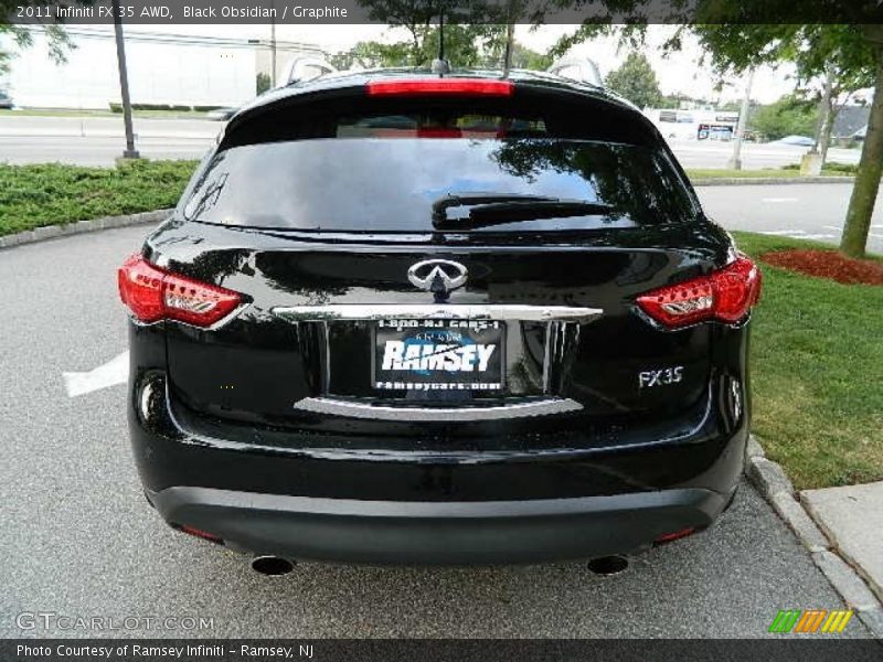 Black Obsidian / Graphite 2011 Infiniti FX 35 AWD