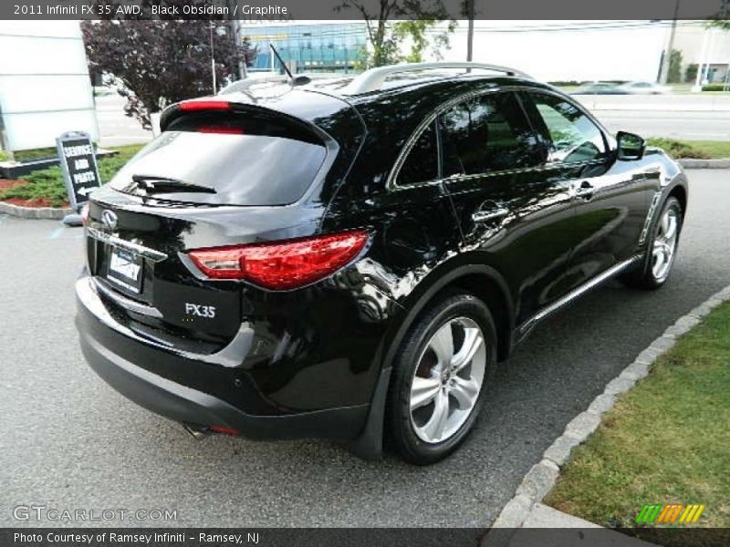 Black Obsidian / Graphite 2011 Infiniti FX 35 AWD