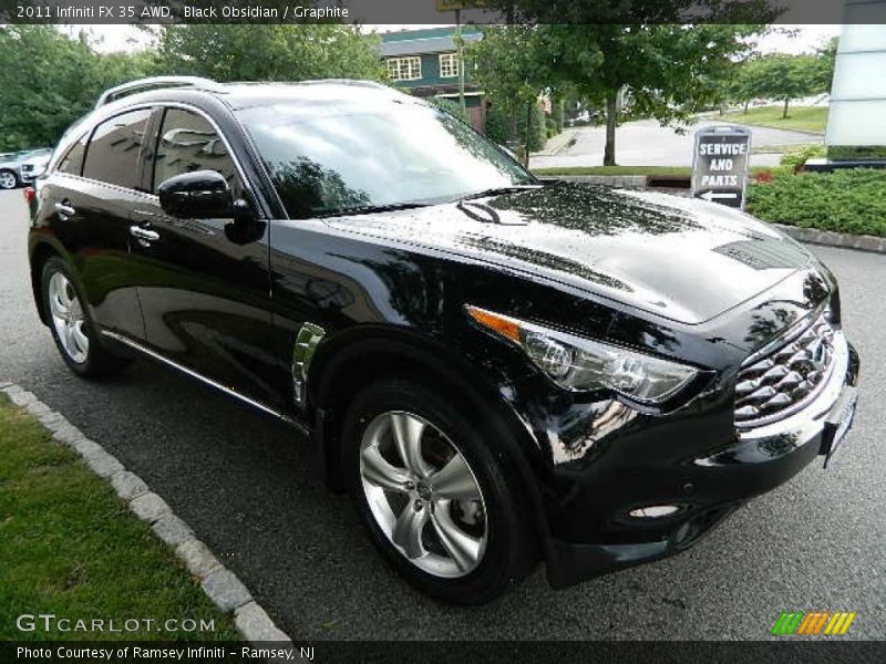 Black Obsidian / Graphite 2011 Infiniti FX 35 AWD