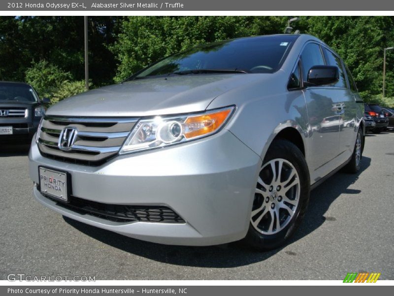 Alabaster Silver Metallic / Truffle 2012 Honda Odyssey EX-L