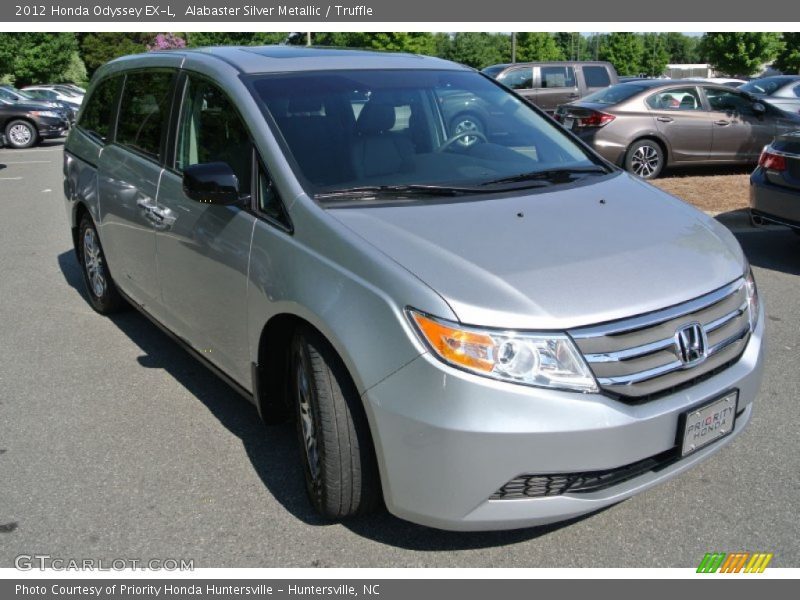 Alabaster Silver Metallic / Truffle 2012 Honda Odyssey EX-L