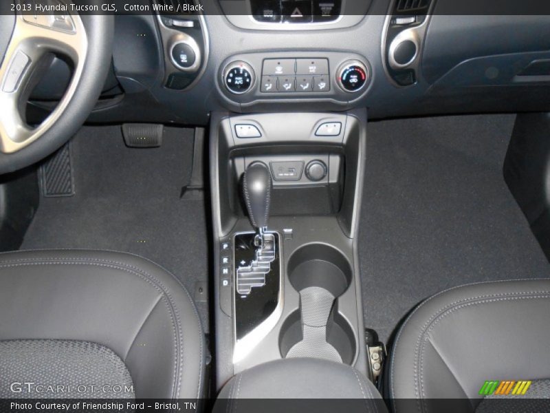 Cotton White / Black 2013 Hyundai Tucson GLS