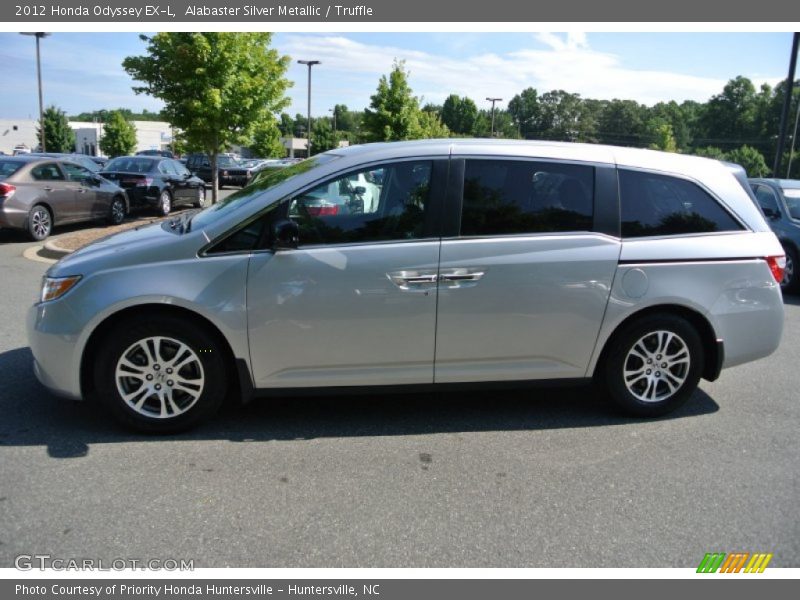 Alabaster Silver Metallic / Truffle 2012 Honda Odyssey EX-L