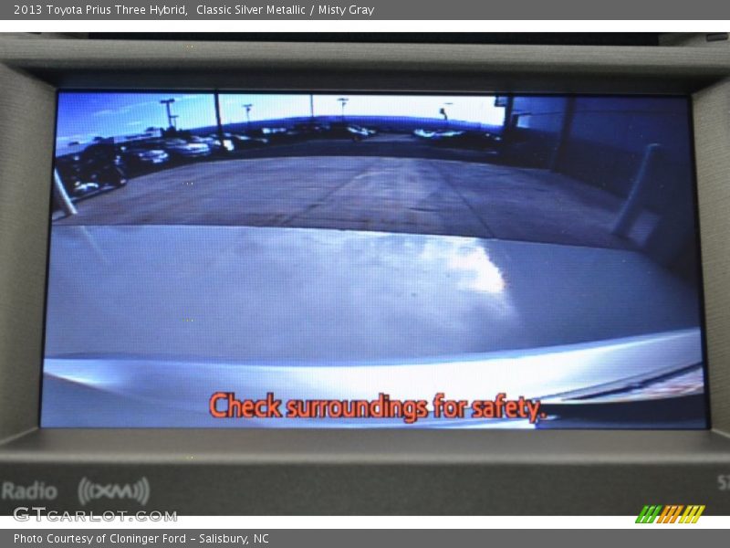 Classic Silver Metallic / Misty Gray 2013 Toyota Prius Three Hybrid