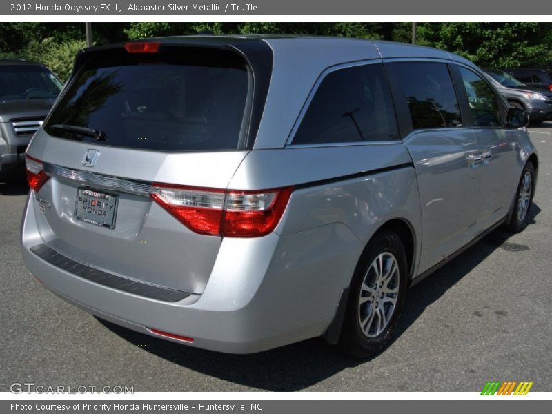 Alabaster Silver Metallic / Truffle 2012 Honda Odyssey EX-L