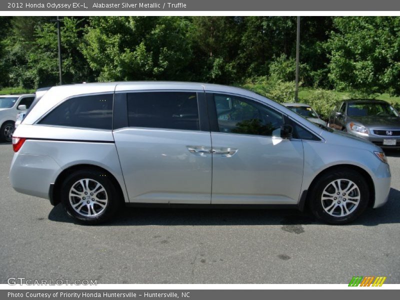Alabaster Silver Metallic / Truffle 2012 Honda Odyssey EX-L