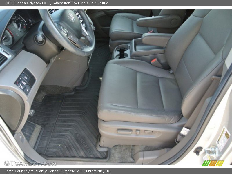 Alabaster Silver Metallic / Truffle 2012 Honda Odyssey EX-L