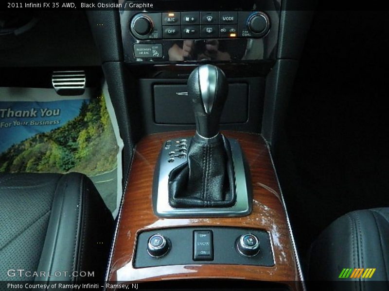 Black Obsidian / Graphite 2011 Infiniti FX 35 AWD