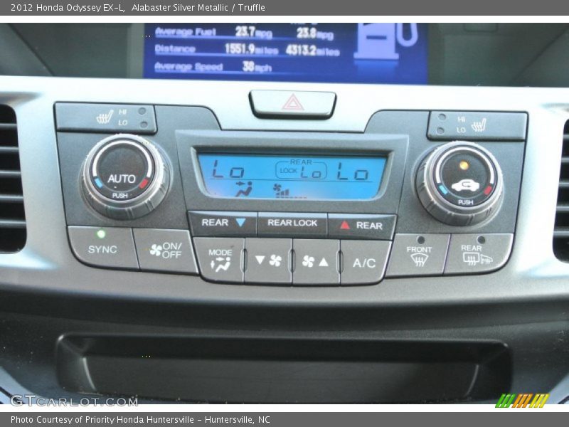 Alabaster Silver Metallic / Truffle 2012 Honda Odyssey EX-L