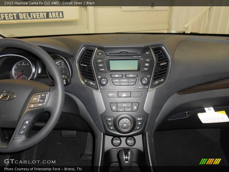 Circuit Silver / Black 2013 Hyundai Santa Fe GLS AWD
