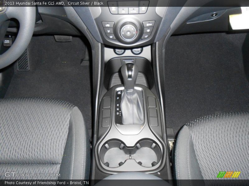 Circuit Silver / Black 2013 Hyundai Santa Fe GLS AWD