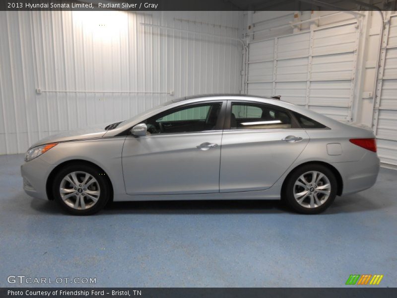Radiant Silver / Gray 2013 Hyundai Sonata Limited