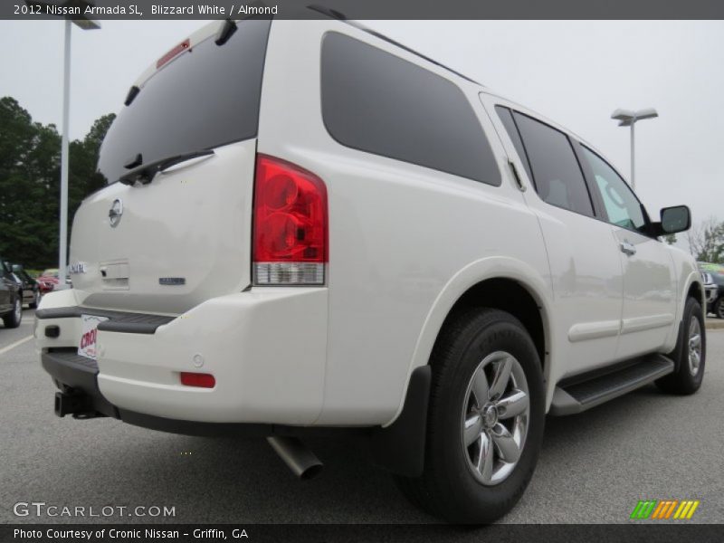 Blizzard White / Almond 2012 Nissan Armada SL