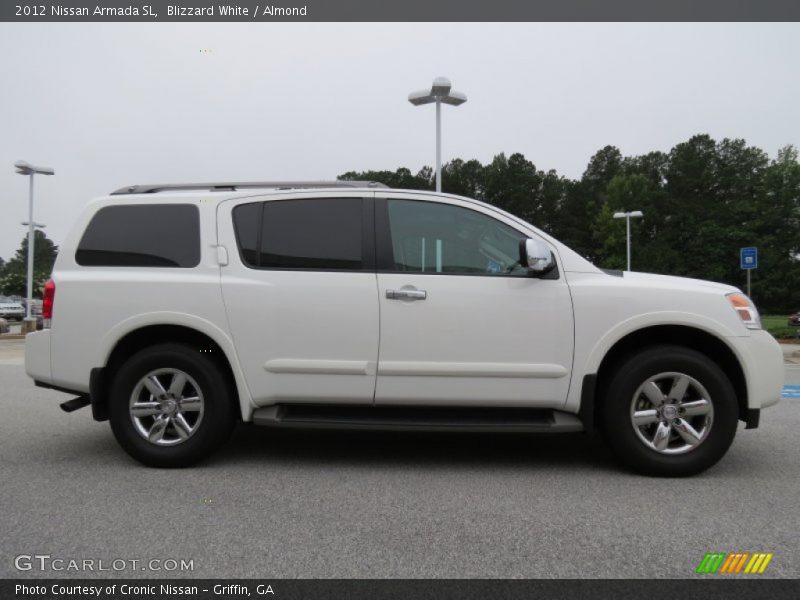 Blizzard White / Almond 2012 Nissan Armada SL