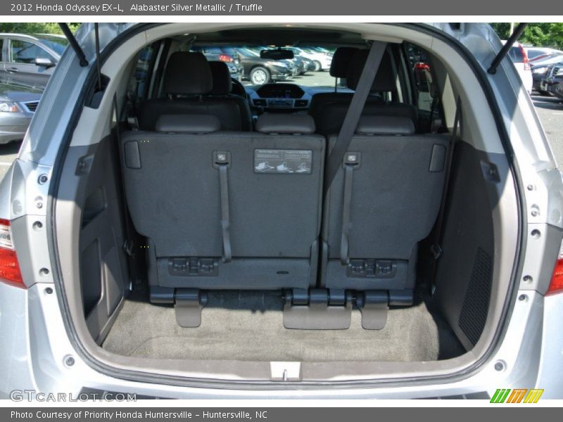 Alabaster Silver Metallic / Truffle 2012 Honda Odyssey EX-L