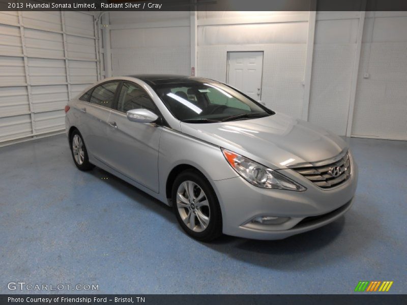 Radiant Silver / Gray 2013 Hyundai Sonata Limited