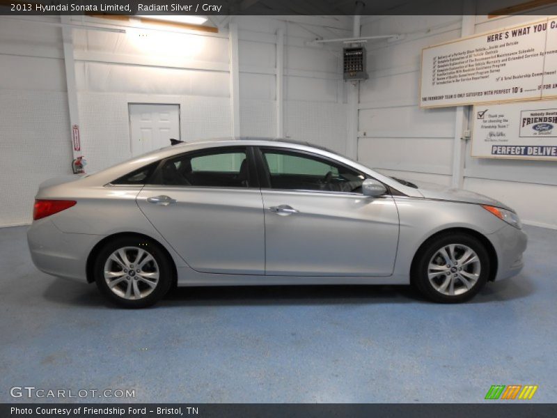 Radiant Silver / Gray 2013 Hyundai Sonata Limited