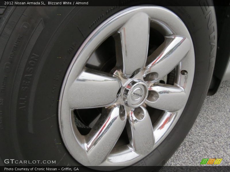 Blizzard White / Almond 2012 Nissan Armada SL