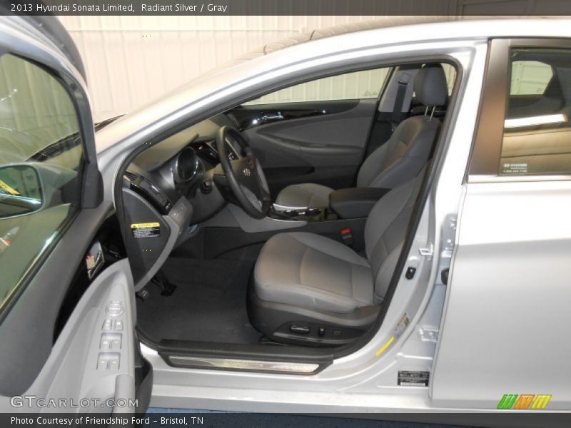 Radiant Silver / Gray 2013 Hyundai Sonata Limited