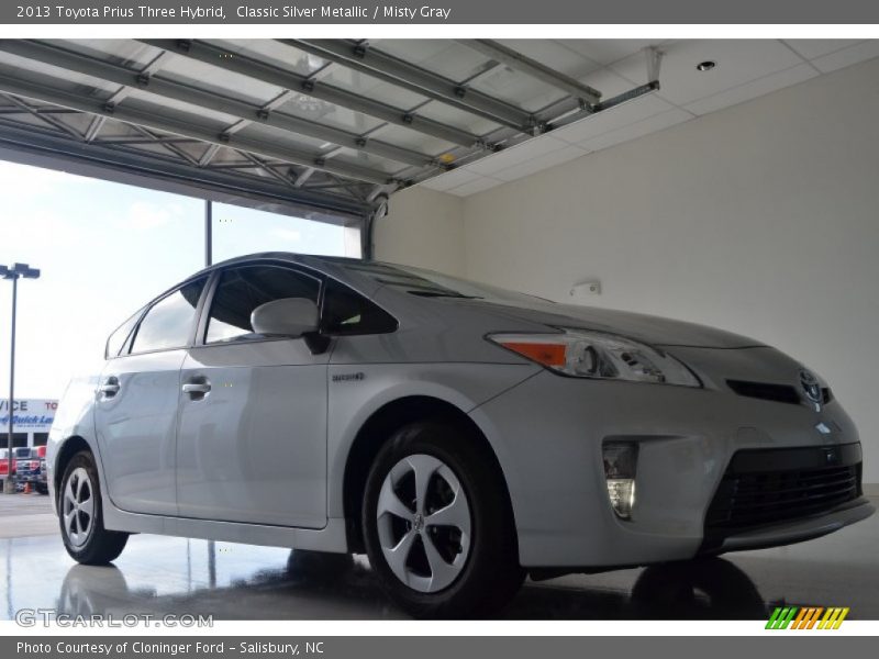 Classic Silver Metallic / Misty Gray 2013 Toyota Prius Three Hybrid
