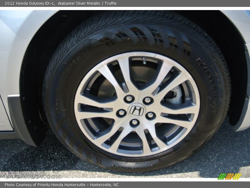 Alabaster Silver Metallic / Truffle 2012 Honda Odyssey EX-L