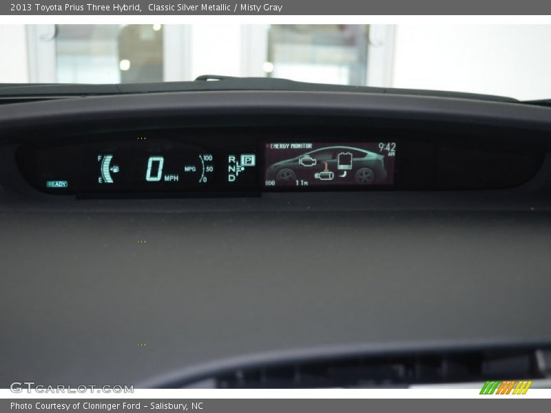 Classic Silver Metallic / Misty Gray 2013 Toyota Prius Three Hybrid