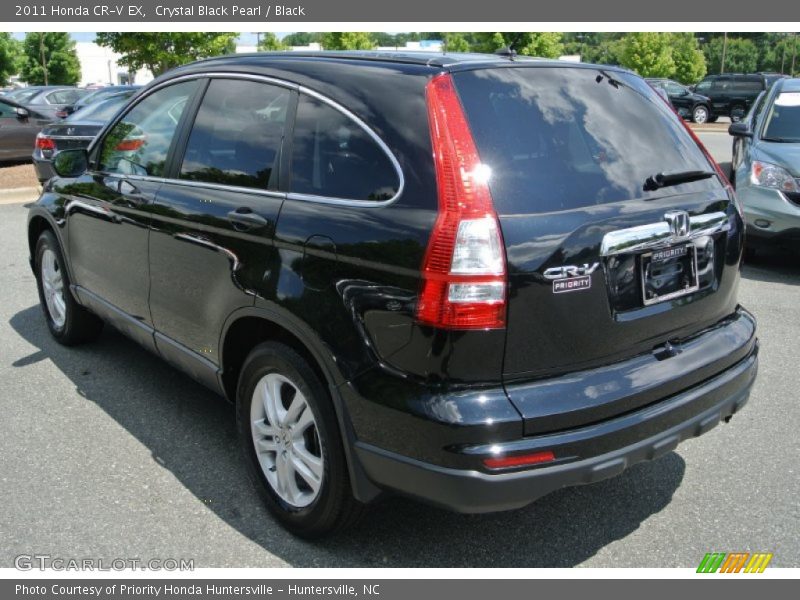 Crystal Black Pearl / Black 2011 Honda CR-V EX